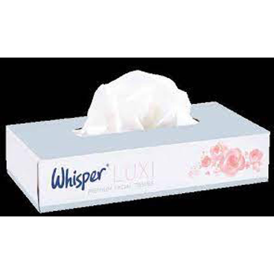 Whisper White Facial Tissue 2ply