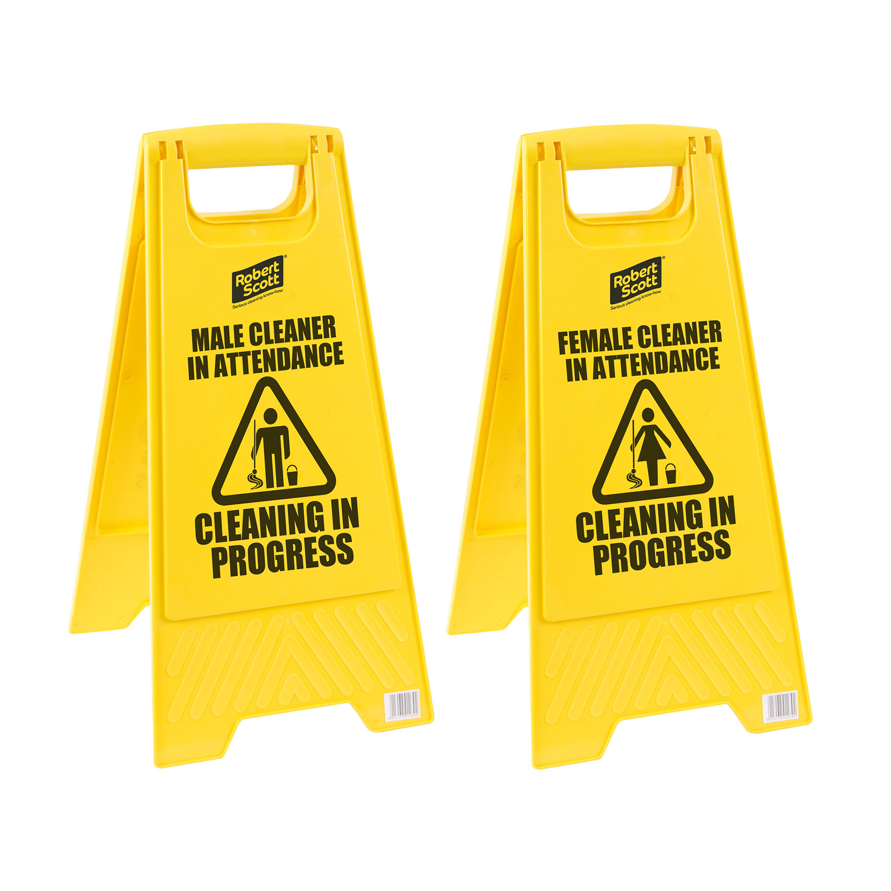 Standard Wet Floor Sign Male/Female Attendant