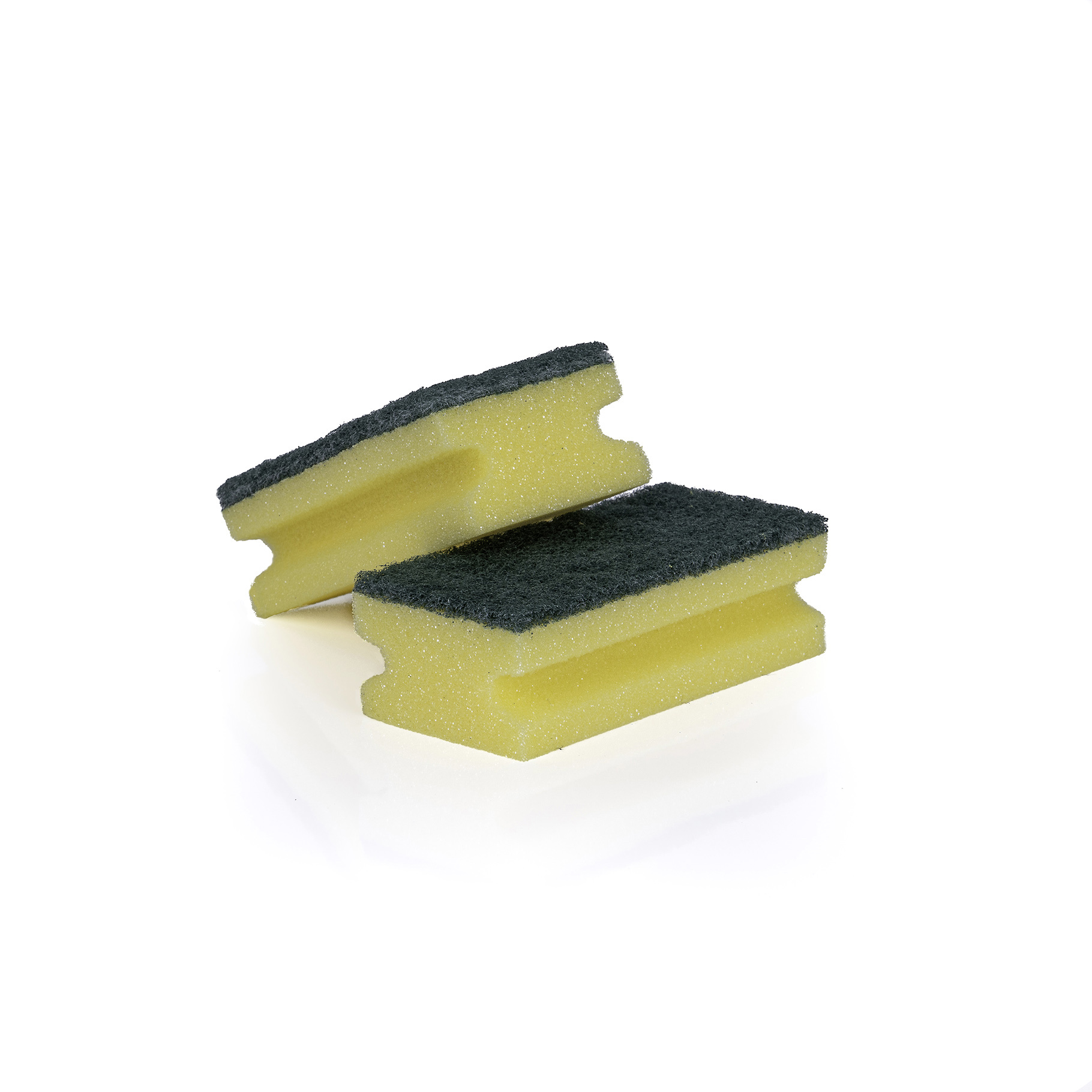 102424 Sponge Scourer Green Finger Gripped - Pack of 10