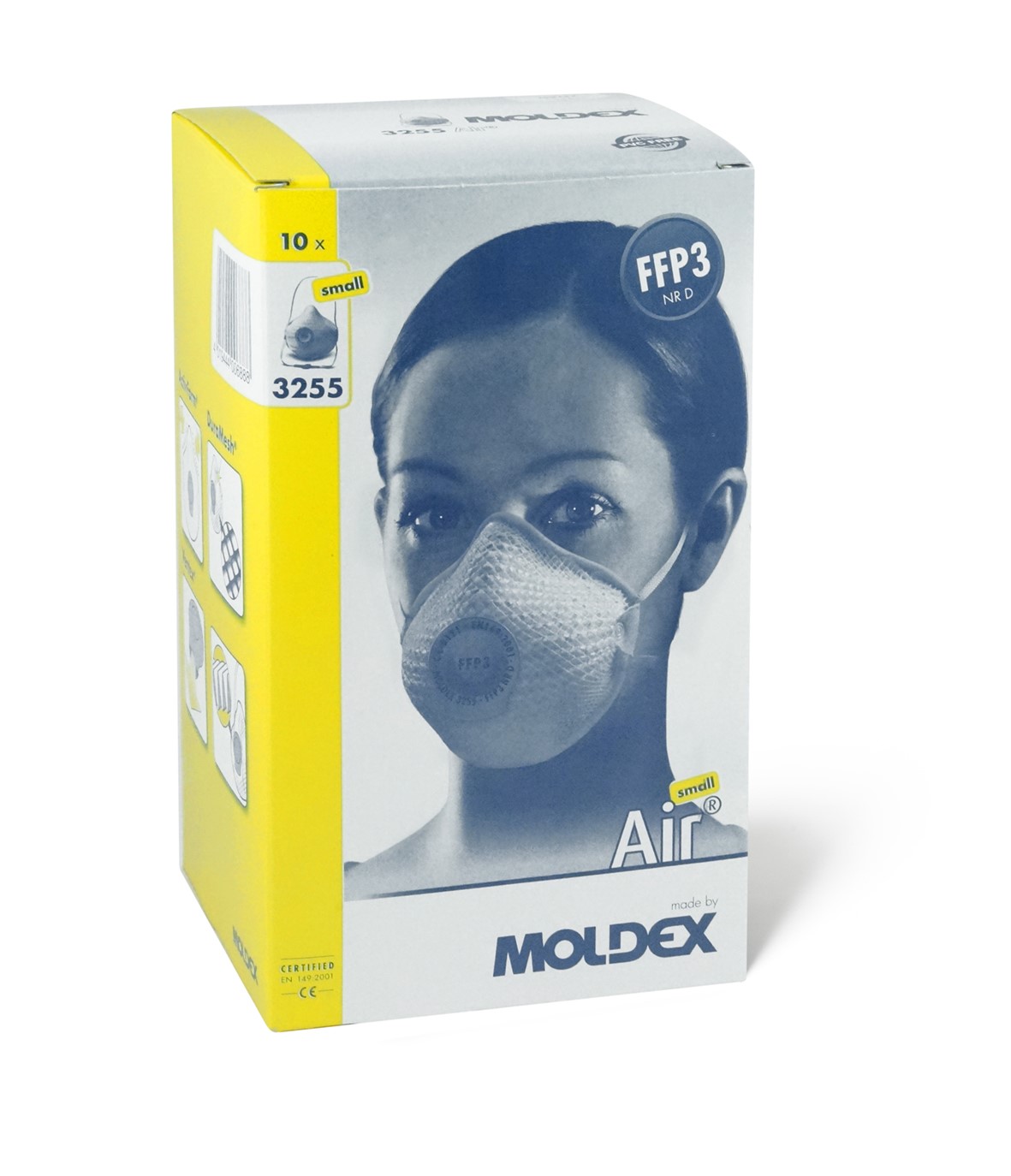 Moldex 3255 FFP3 Valved Face Masks Small - Pack of 10