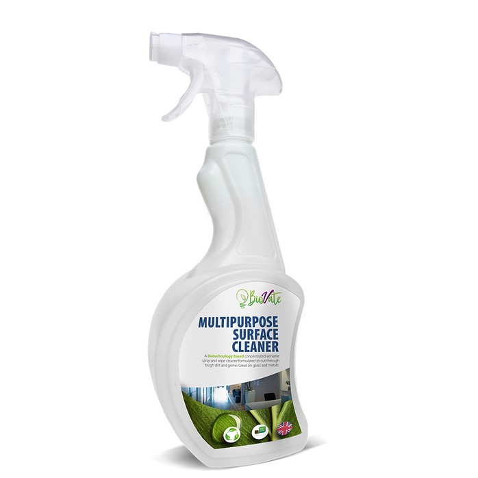 BioVate 42300 Multi Purpose Surface Cleaner 750ml Empty Trigger Spray Bottle - Case of 6