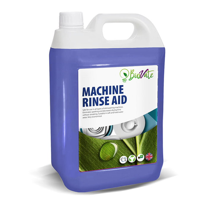 BioVate 61500 Machine Rinse Aid 5L - Case of 2