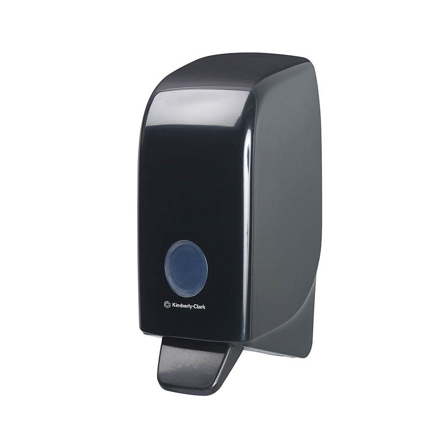 Aquarius Hand Cleanser Dispenser 7173 - 1 x Black Wall Mounted Hand ...