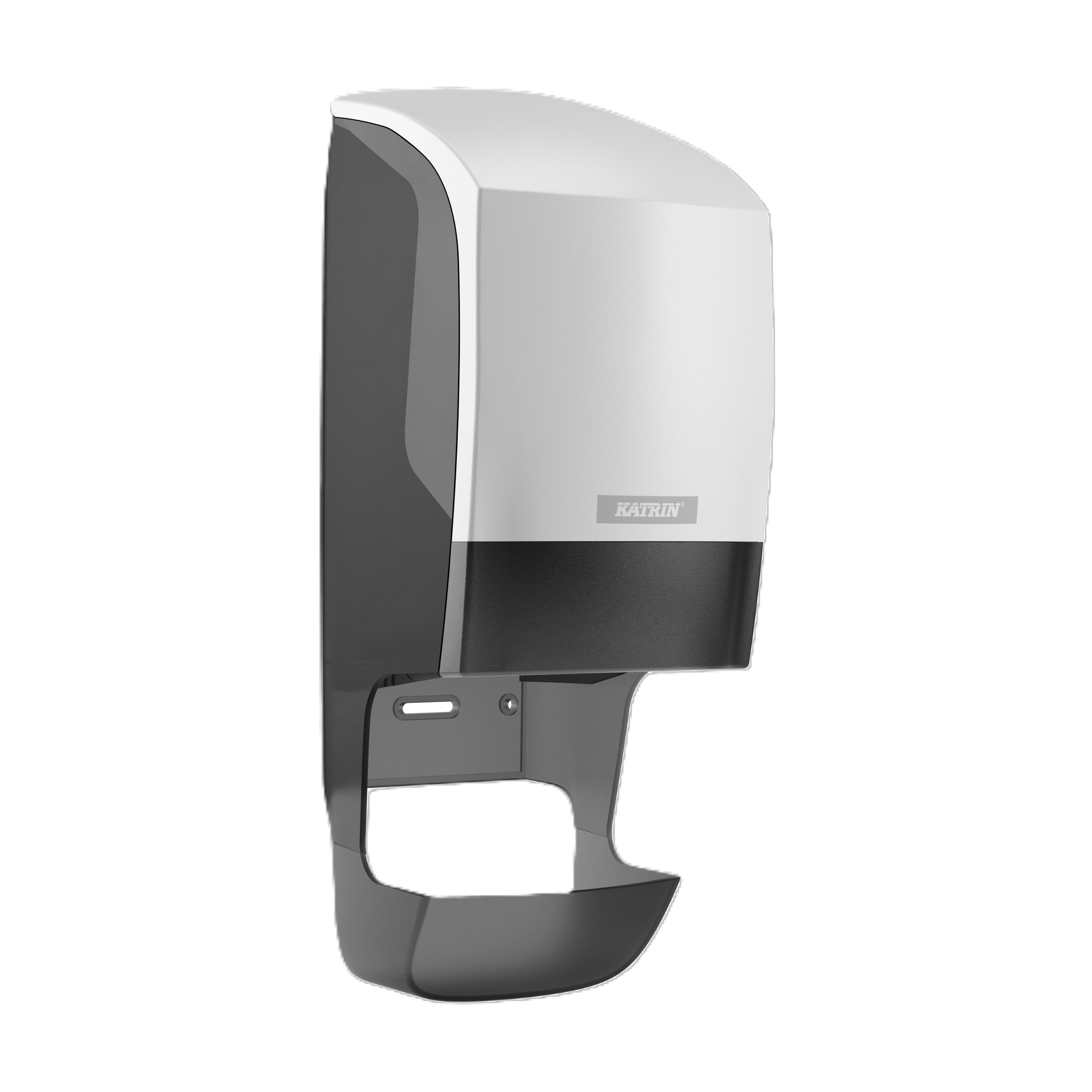 INCLUSIVE System Toilet Dispenser with Core Catcher - White