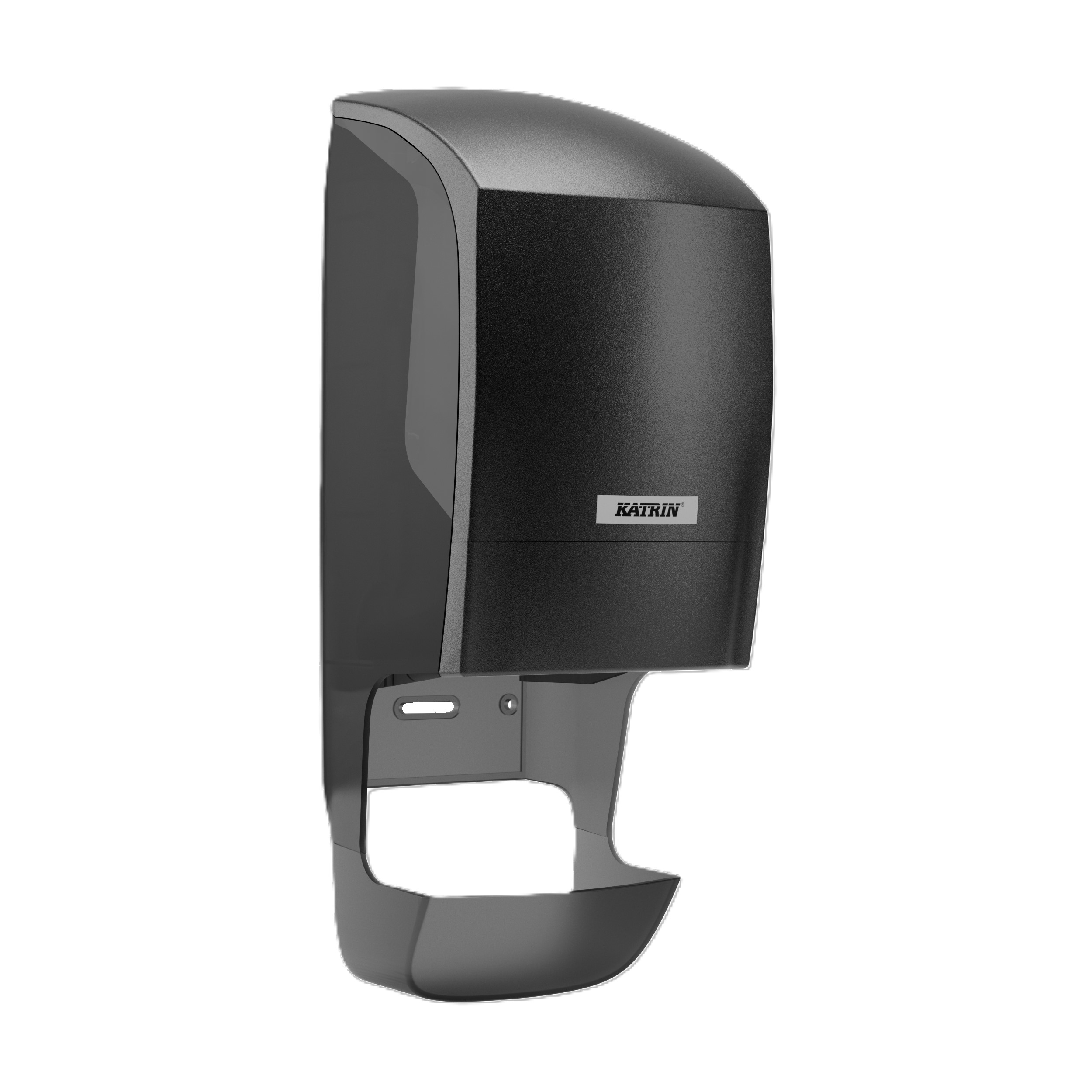 INCLUSIVE System Toilet Dispenser with Core Catcher - Black