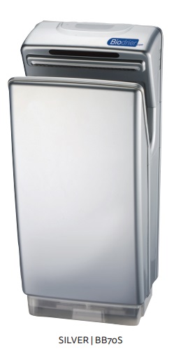 BB70S - Biodrier Business Hand Dryer - Silver