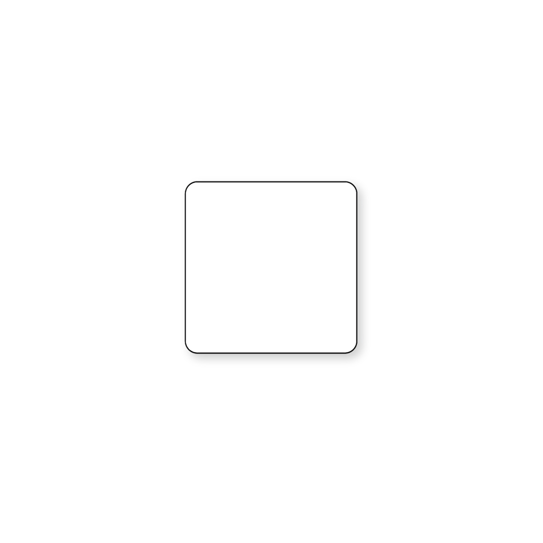 Removable 50mm x 50mm Blank DCG Label - Pack of 2 x 750