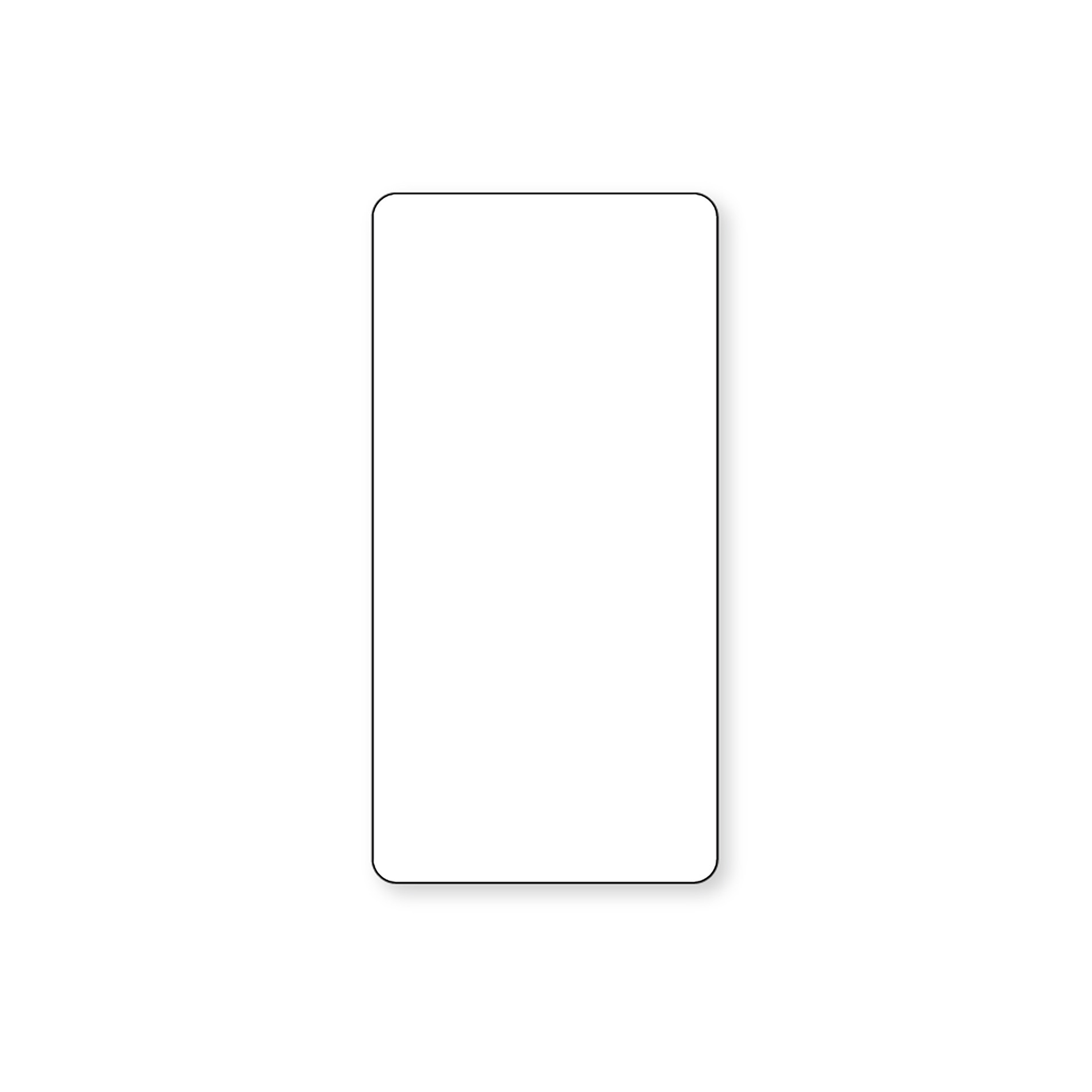 Removable 50mm x 100mm Blank DCG Label - Pack of 2 x 250