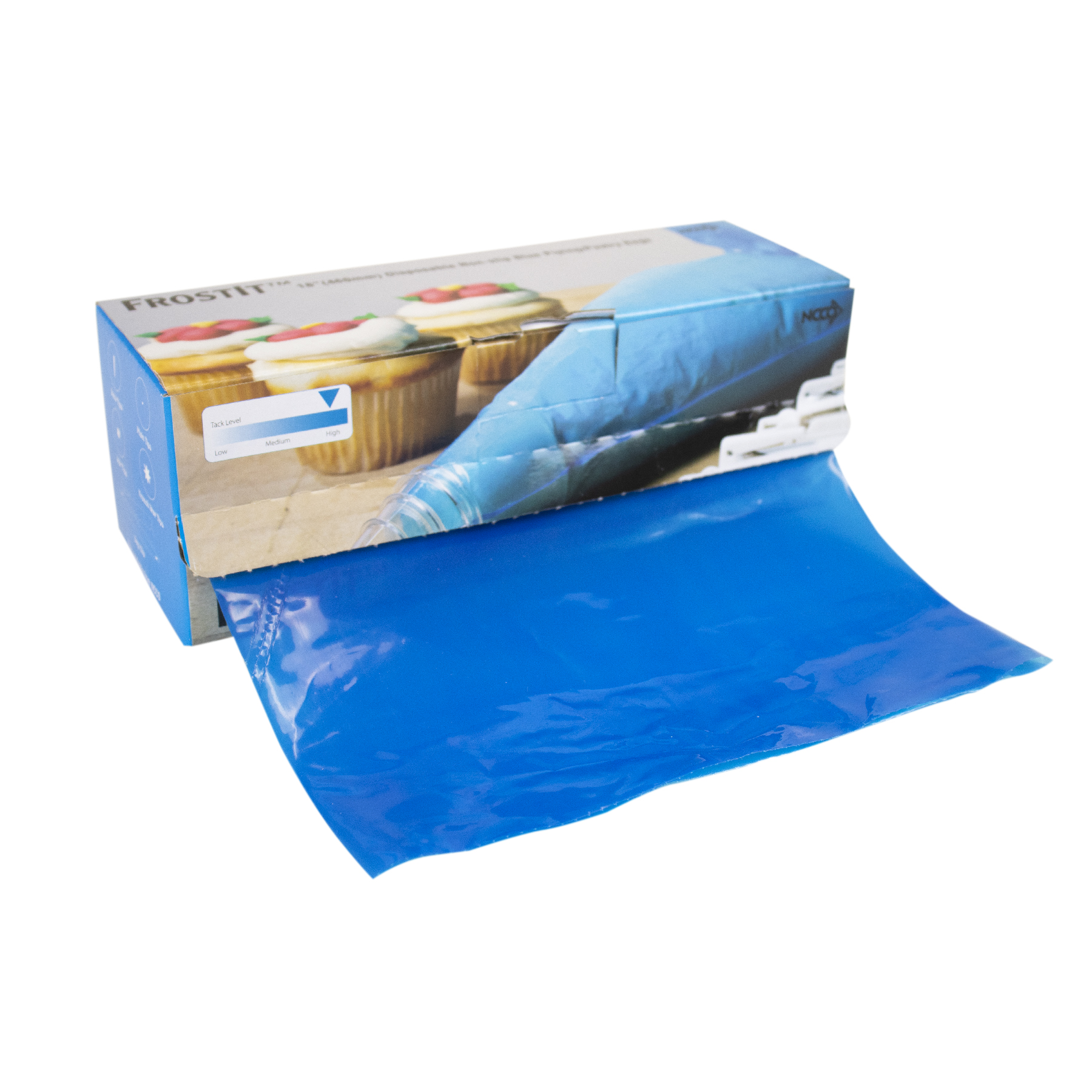 460mm Non-Slip Blue Piping Bags - Case of 6