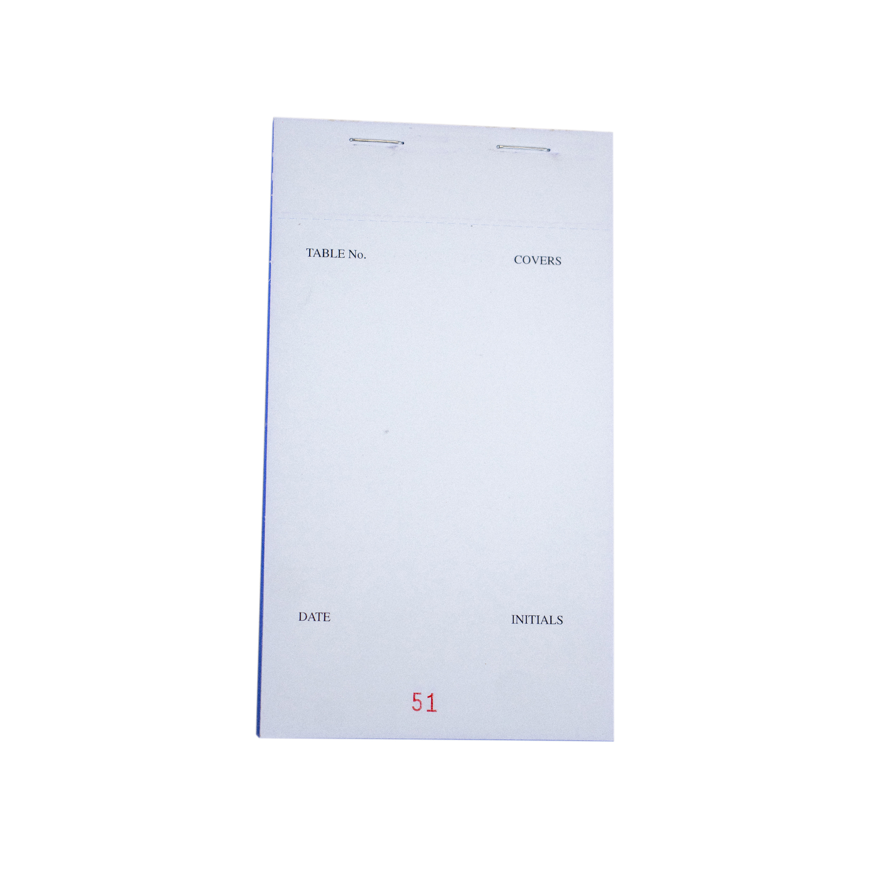 Two-Part Carbonless White OrderPAD - Case of 100 Pads