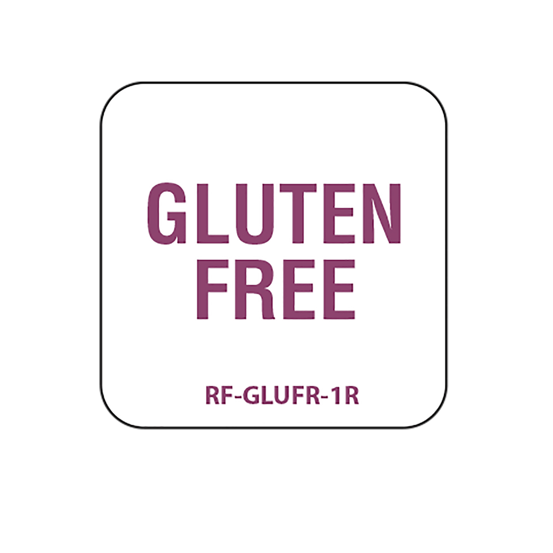 25mm Removable Allergen Gluten Free Label - Roll of 1000