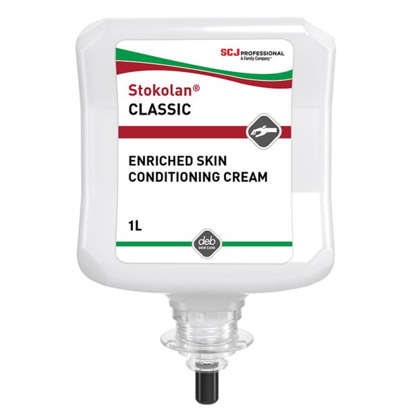 Stokolan Classic - Enriched Skin Conditioning Cream - Case of 6 x 1L Cartridge - SCL1L