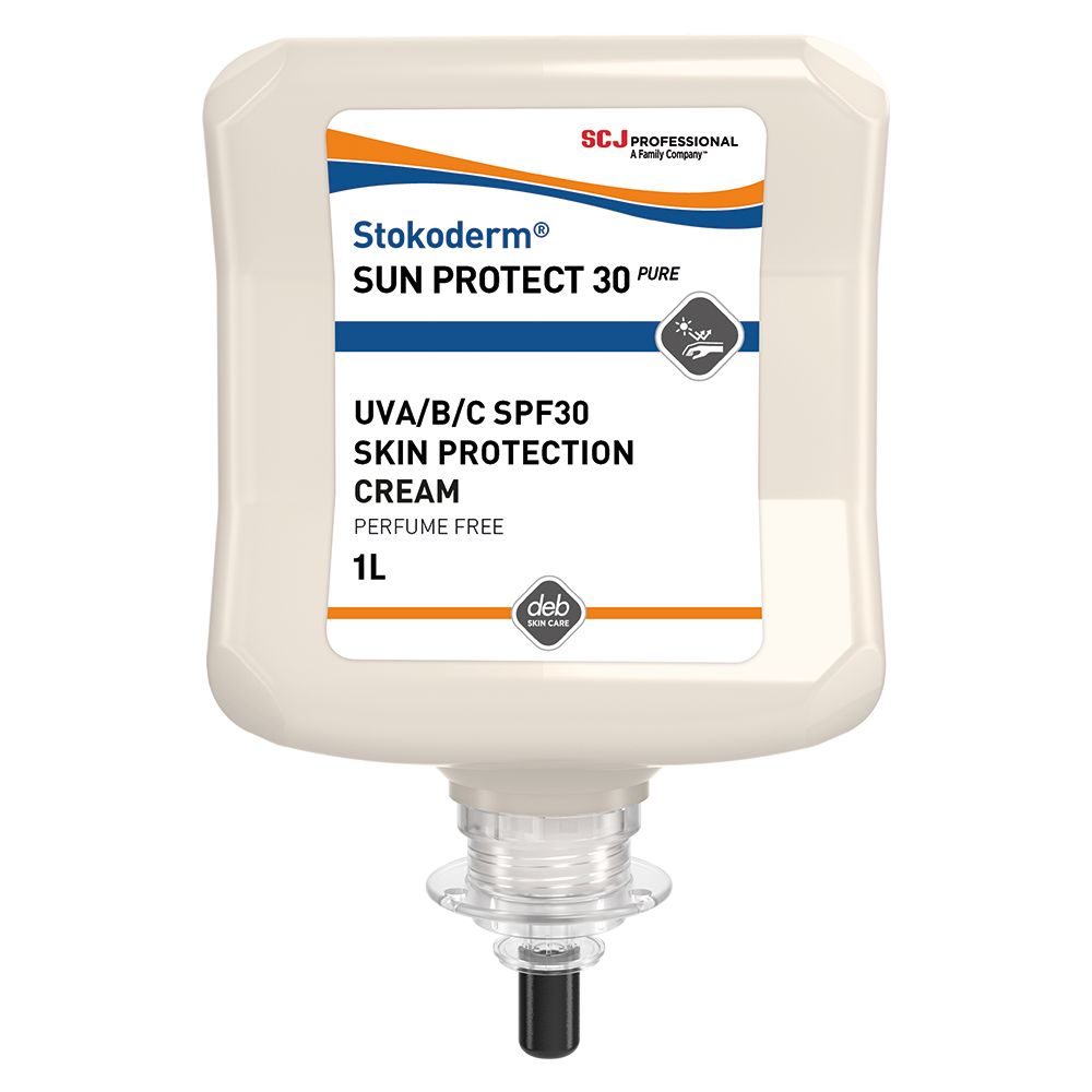 Stokoderm Sun Protect SPF30 Pure - Case 6 x 1L Cartridge (SUN1L)